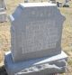 John H Orr & Elizabeth J Wright Orr Tombstone
