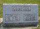 Joseph John & Laura Frances Larrison Compton's Tombstone