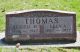 Russel H & Louise Anna (Trietsch) Thomas Tombstone