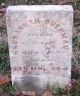 Susannah Rue Overman's Tombstone